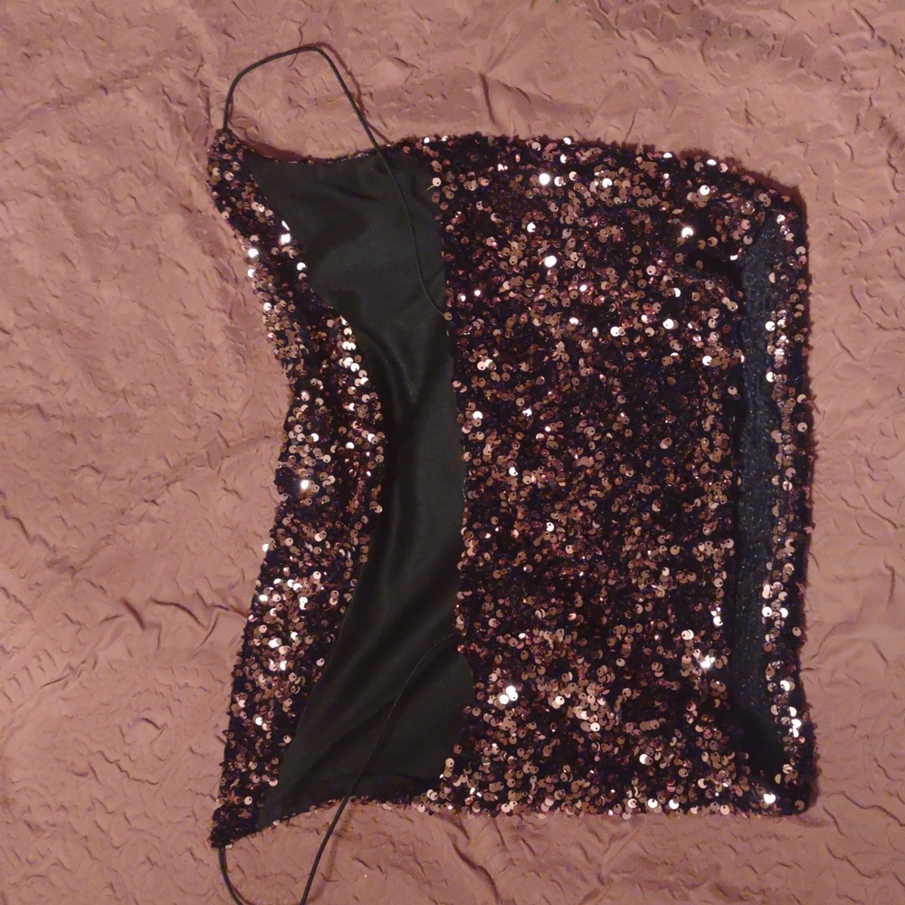 beautiful sequin crop top - Picture 4 of 4